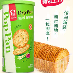 160g嘉顿香葱薄饼饼干