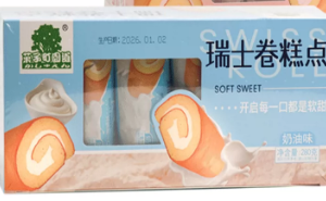 280g菓子町园道瑞士卷糕点（奶油味）