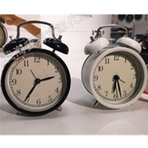 3038简约闹钟白色