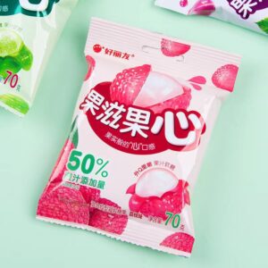 33g好丽友果滋果心荔枝味软糖