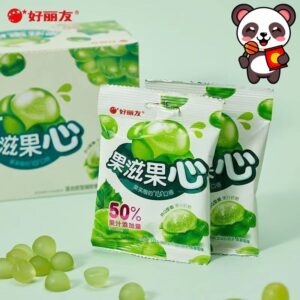 33g好丽友果滋果心青葡萄味软糖