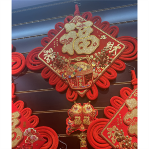 40#一桶金亮片中国结