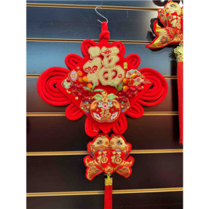 40#苹果红果果中国结