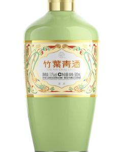 53°竹叶青露酒绿瓷瓶