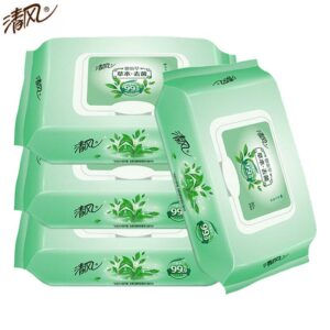 80片清风草本去菌湿巾