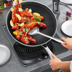 HL-0901蜂窝不粘炒锅32cm