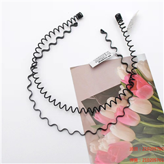 JS-常规黑色波浪发箍