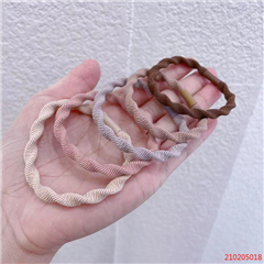 WD-奶咖色2个波浪款皮筋