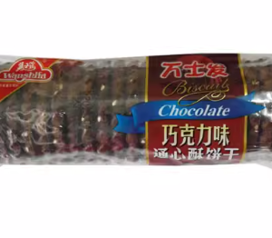 万士发巧克力味通心酥饼干