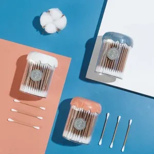 丹柔樱花圆筒碳化棉签150支