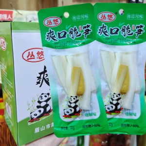 从悠爽口脆笋泡椒味32g共30袋