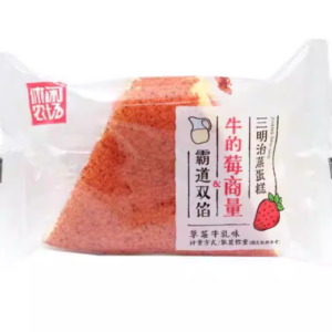 休闲农场草莓味三明治蛋糕90g