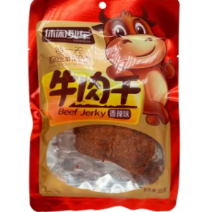 休闲列车牛肉干香辣味