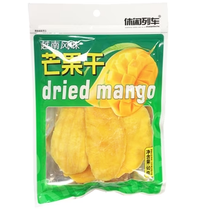 休闲列车芒果干马来风味70g