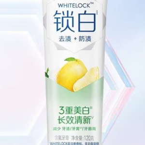 佳洁士锁白清柚白茶120g