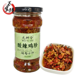 元帅令 酸辣鸡胗280g