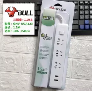 公牛1.5米插板UUA123