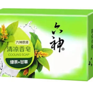 六神清凉香皂绿茶+甘草108g