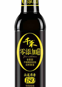 千禾0零添加酱油500ml