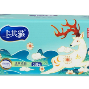 卡其猫国潮系列抽纸 鹿鸣萍野B-5010