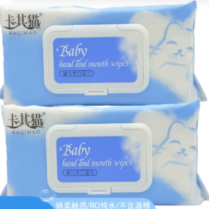 卡其猫婴儿手口湿巾