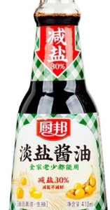 厨邦淡盐酱油