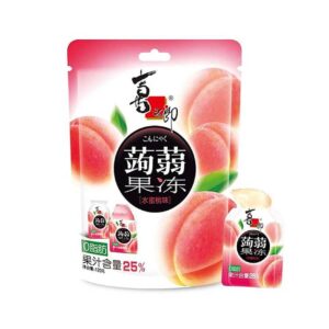喜之郎蒟蒻果冻水蜜桃味120g