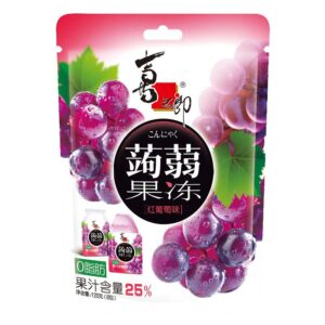 喜之郎蒟蒻果冻红葡萄味120g