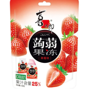 喜之郎蒟蒻果冻草莓味120g