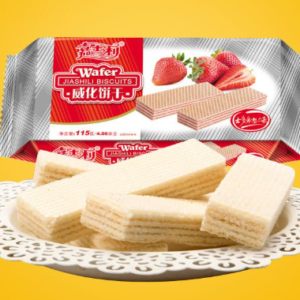 嘉士利草莓威化饼