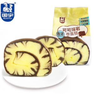 国宇可可熔岩香浓蛋糕卷120g