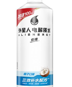 外星人电解质水低糖椰子味