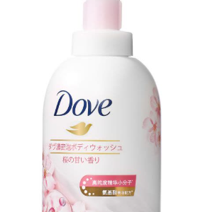 多芬水感亮樱花甜香沐浴泡泡400g