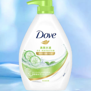多芬清爽水透沐浴露720g