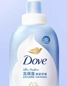 多芬高保湿清甜奶香沐浴泡泡400g