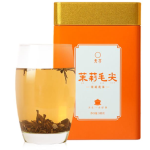 天方茉莉毛尖铁罐100g