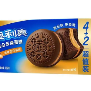 奥利奥夹心云朵蛋糕花生酱味