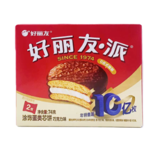 好丽友派巧克力味2枚装74g