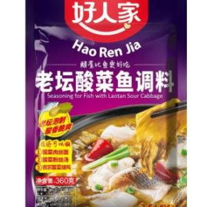 好人家老坛酸菜鱼360g