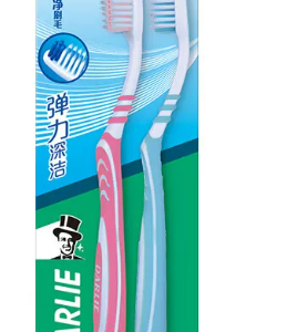 好来牙刷弹力深洁2个装