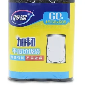 妙洁加韧平底垃圾袋大号3卷装