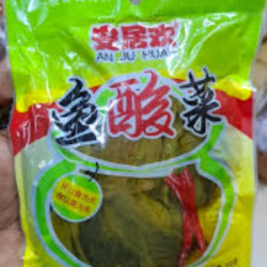 安居欢鱼酸菜400克