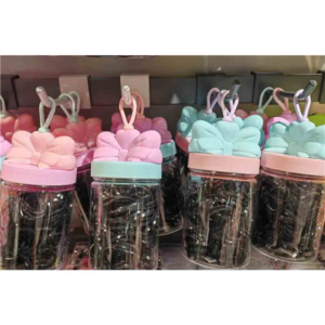 常规可挂领结一次性皮筋-黑色