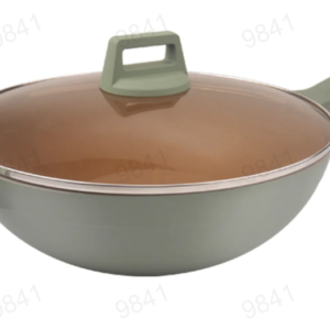 庆展压铸铝不粘炒锅32cm