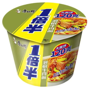 康师傅泡椒牛肉面