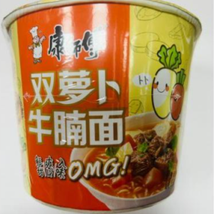 康师傅番双萝卜牛腩面