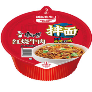 康师傅红烧干拌面