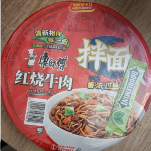 康师傅红烧牛肉拌面