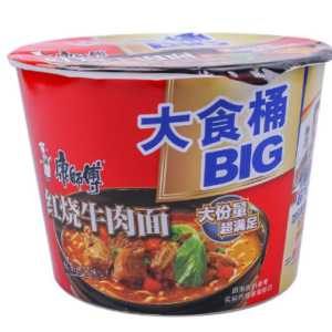 康师傅红烧牛肉面大食桶