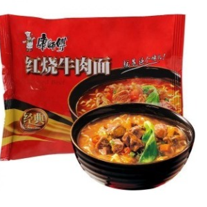 康师傅红烧牛肉面袋装